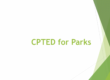cpted for parks