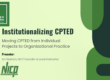 Institutionalizing CPTED